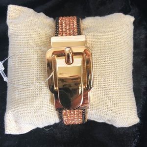 NWOT Buckle Crystal Bracelet.
